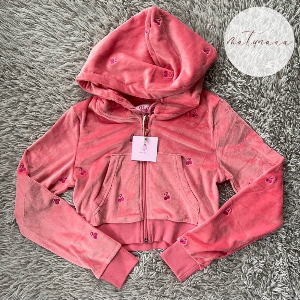 Voight by Valentina Cherry On Top Crop Hoodie